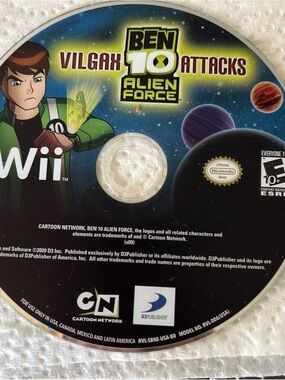Ben 10 Alien Force: Vilgax Attacks (Wii) - Game Disc Only